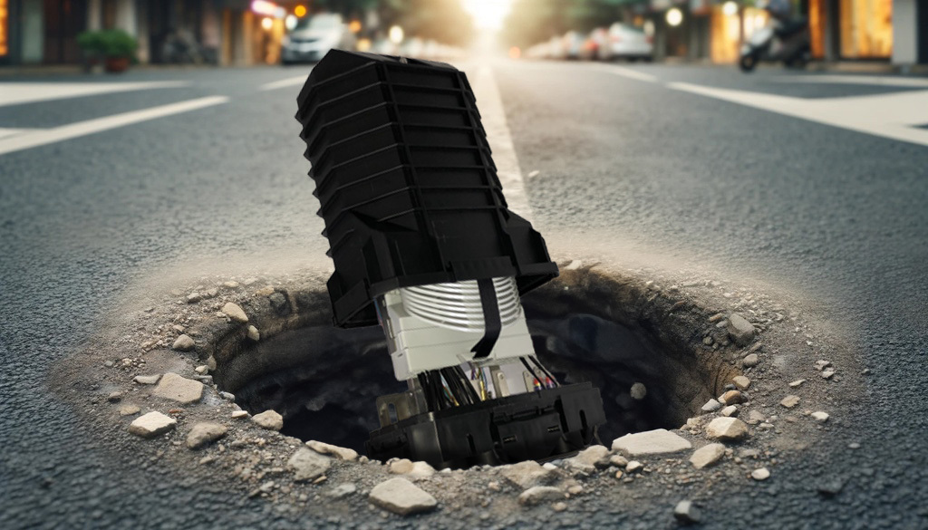 BAS HomeRunPlus IP68 fiber optic splice closure for ducts and direct burial