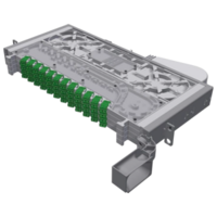 VENI PP Panel 96 Straight, 1U VENI Splice-Patch Systems BAS GmbH