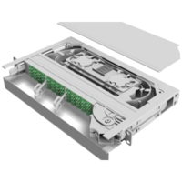 VENI PP Panel 96 Swing, 1U VENI Splice-Patch Systems BAS GmbH